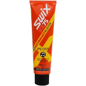 Prezzi Swix red extra wet klister 55 g arancione