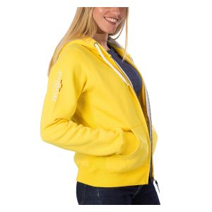 Prezzi Podhio felpa authentic 360 donna con zip e cappuccio