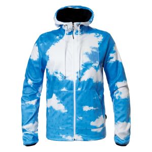 Prezzi Energiapura cielo - felpa full zip e cappuccio jr