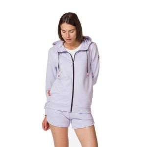 Prezzi Rossignol felpa con cappuccio e zip integrale donna logo