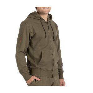 Prezzi Podhio felpa full zip light 280 terra uomo