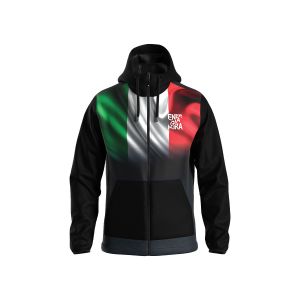 Prezzi Energiapura felpa full zip e cappuccio sisak flag sr