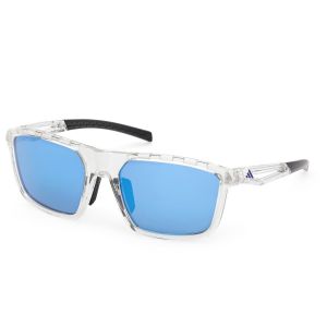 Prezzi Adidas eyewear sp0111 mirror cat: 3 occhiali da sole blu/bianco