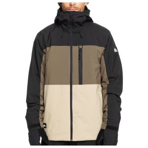 Prezzi Quiksilver sycamore giacca da sci uomo (xl, nero/beige)