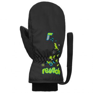 Prezzi Reusch kid\'s kids mitten guanti bambini (i - 1-2 years, nero)