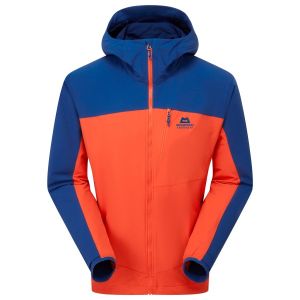 Prezzi Mountain equipment frontier jacket giacca softshell uomo (l, rosso/blu)