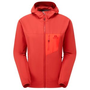 Prezzi Mountain equipment women\'s echo hooded jacket giacca softshell donna (8, rosso)