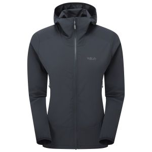 Prezzi Rab women\'s borealis hoody giacca softshell donna (8, blu)