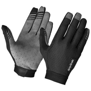 Prezzi Gripgrab vertical 2 insidegrip full finger summer gloves guanti (s - 8, grigio/nero)