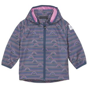 Prezzi Color kids baby softshell jacket aop giacca softshell bambini (80, grigio/blu)
