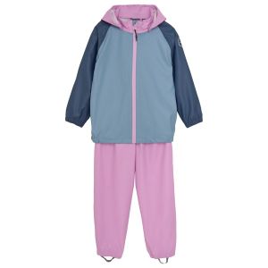 Prezzi Color kids kid\'s rain set colorblock 3 colors tuta outdoor bambini (104, fuchsia)
