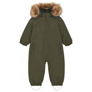 Prezzi Color kids baby\'s coverall with fake fur tuta outdoor bambini (74, olivia)