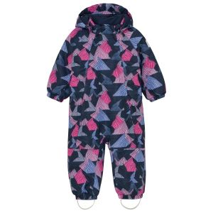 Prezzi Color kids kid\'s coverall with 2 zip aop tuta outdoor bambini (92, blu)