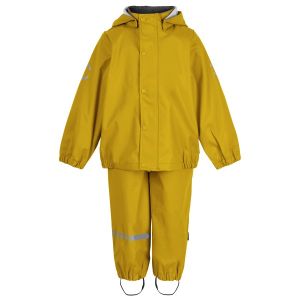 Prezzi Mikk-line kid\'s pu rain w. suspension recycled set antipioggia bambini (80, giallo)
