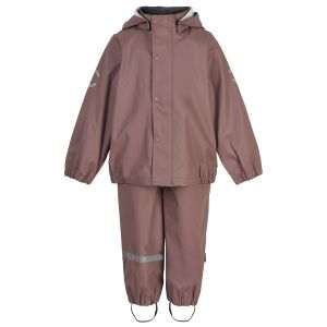 Prezzi Mikk-line kid\'s pu rain w. suspension recycled set antipioggia bambini (104, marrone)