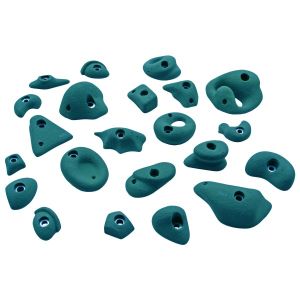 Prezzi Kmz holds set 1 set 22 appigli da arrampicata s-xl turchese