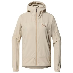 Prezzi Haglofs women\'s rosson softshell hood giacca softshell donna (s, beige)
