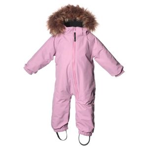 Prezzi Isbjorn kid\'s toddler padded jumpsuit with fur tuta outdoor bambini (98, fuchsia)