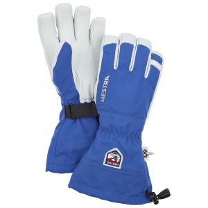 Prezzi Hestra army leather heli ski 5 finger guanti (5, blu)