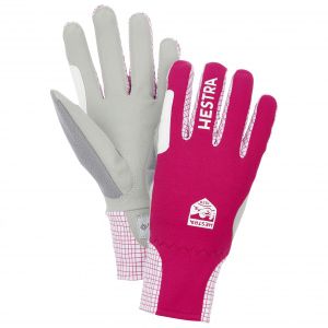 Prezzi Hestra women\'s w.s. breeze 5 finger guanti donna (5, fuchsia/grigio)