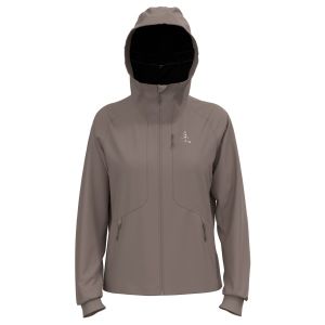 Prezzi Odlo women\'s zeroweight windproof x warm jacket giacca sci di fondo donna (m, marrone/grigio)