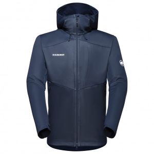 Prezzi Mammut ultimate vii so hooded jacket giacca softshell uomo (l, blu)