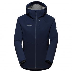 Prezzi Mammut women\'s ultimate comfort softshell hooded jacket giacca softshell donna (s, blu)