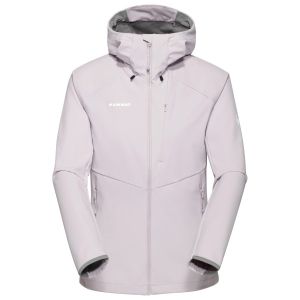 Prezzi Mammut women\'s ultimate comfort softshell hooded jacket giacca softshell donna (s, bianco/grigio)