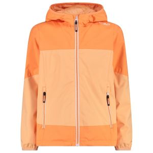 Prezzi Cmp girl\'s jacket fix hood ripstop giacca antipioggia bambini (164, arancione/beige)