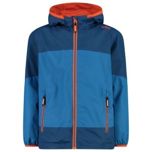 Prezzi Cmp kid\'s jacket fix hood ripstop giacca antipioggia bambini (152, blu)