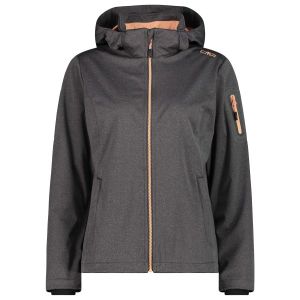 Prezzi Cmp women\'s light softshell jacket zip hood giacca softshell donna (36, grigio)