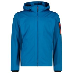Prezzi Cmp jacket zip hood light melange giacca softshell uomo (52, blu)