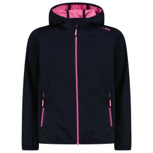 Prezzi Cmp girl\'s jacket fix hood light softshell giacca softshell bambini (140, nero/blu)